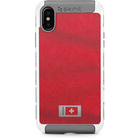 Switzerland Soccer Flag iPhone X/XS Cargo Case